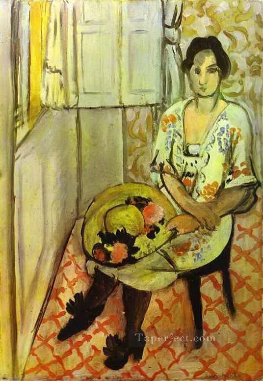 座る女性 1919 年抽象フォービズム アンリ・マティス油絵